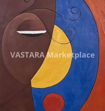 Ghosted, Acrylic on Canvas, 80cm x 100cm