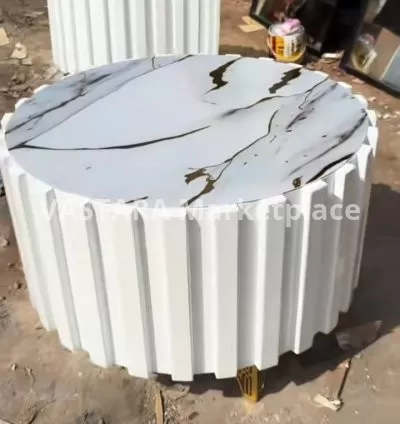 Round modern coffee table