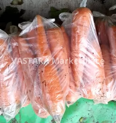Fresh packed carrots
