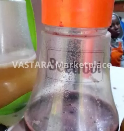 A glass of beetroot juice