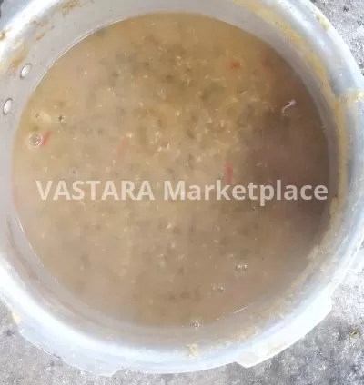 A plate of cooked green peas/ndengu