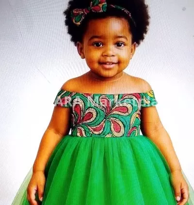 Off-Shoulder girl's dress