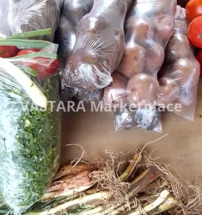 Packed Irish potatoes