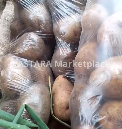 Packed Irish potatoes