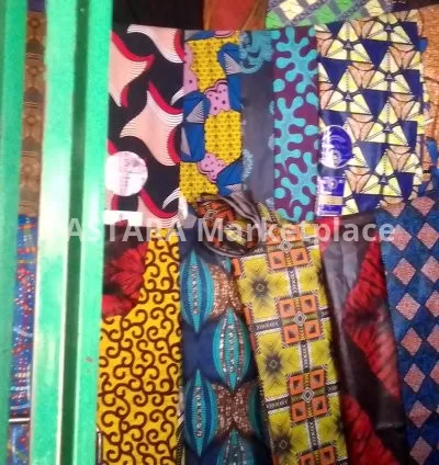 Plain vitenge materials