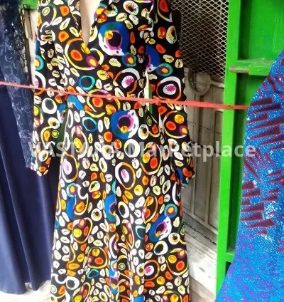 Lady's circular dress