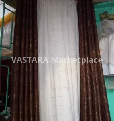 Single window curtain