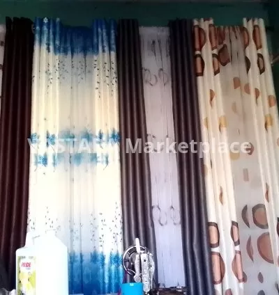 3 pieces window curtain