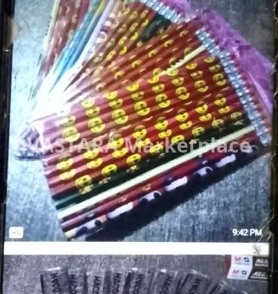 A dozen of Normal rubbered pencil