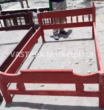 4*6 wooden bed