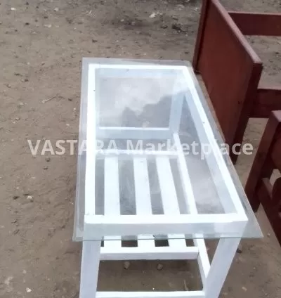 Glass top table