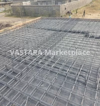 Slab steel construction per day