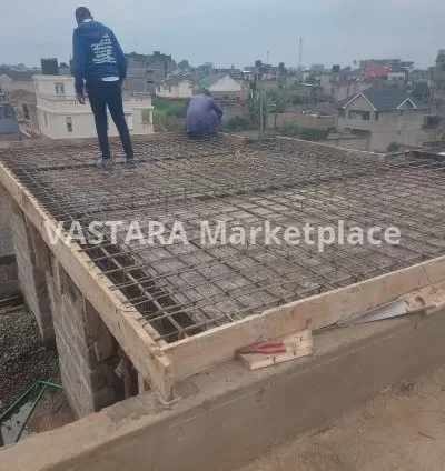 Slab steel construction