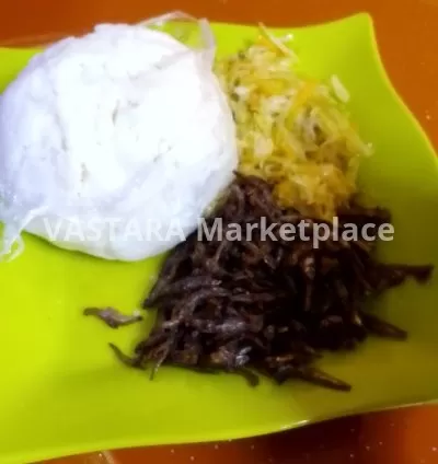 Ugali with Omena fry/dagaa