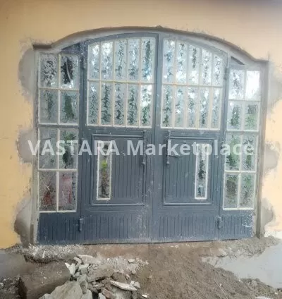 Steel double entry door 8ft