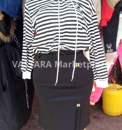 Matching top and skirt