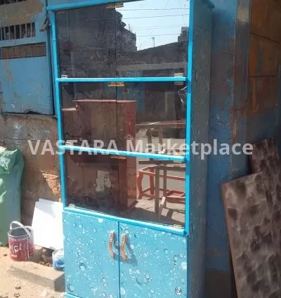 Glass kitchen cabinet