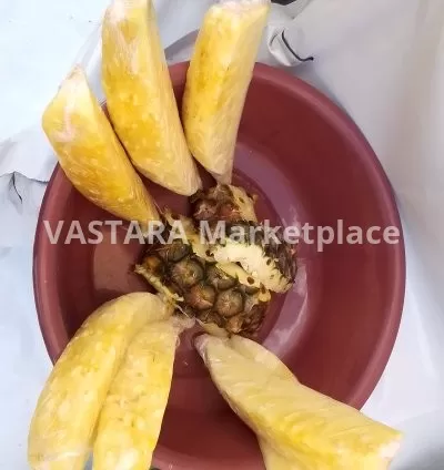 Sliced pineapple
