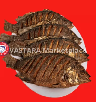 Fried tilapia/ngege