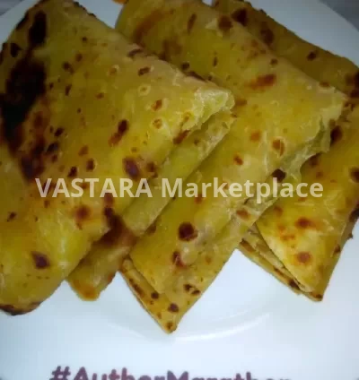 Chapati and ndengu/beans