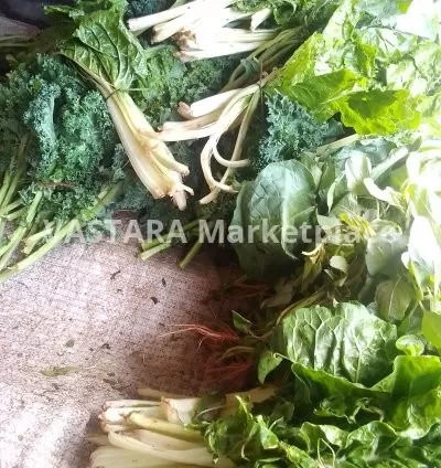 Vegetables: skuma, kienyeji