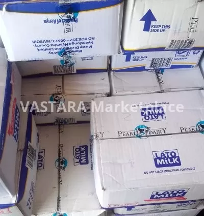 A carton of Lato long life esl milk 500ml